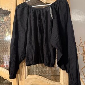 NWT Maeve Black Women's Top